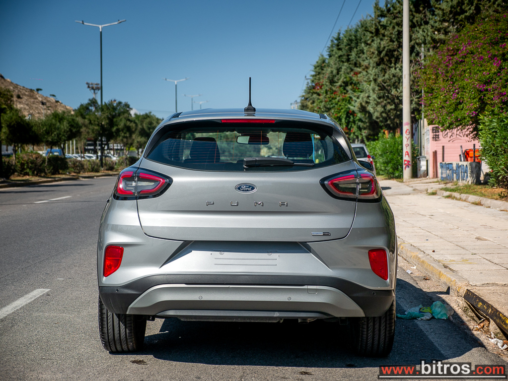 Ford Puma 2020 ΛΙΓΑ ΧΛΜ! ΕΛΛΗΝΙΚΟ ΜΕ NAVI 1.0 MHEV Hybrid 125hp TITANIUM — φωτογραφία 11