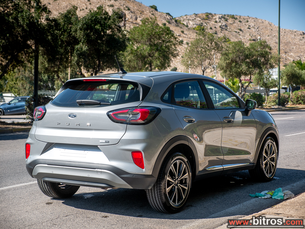 Ford Puma 2020 ΛΙΓΑ ΧΛΜ! ΕΛΛΗΝΙΚΟ ΜΕ NAVI 1.0 MHEV Hybrid 125hp TITANIUM — φωτογραφία 12
