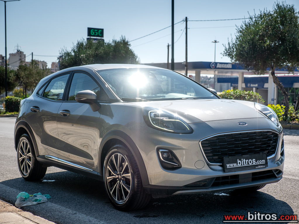 Ford Puma 2020 ΛΙΓΑ ΧΛΜ! ΕΛΛΗΝΙΚΟ ΜΕ NAVI 1.0 MHEV Hybrid 125hp TITANIUM — φωτογραφία 13