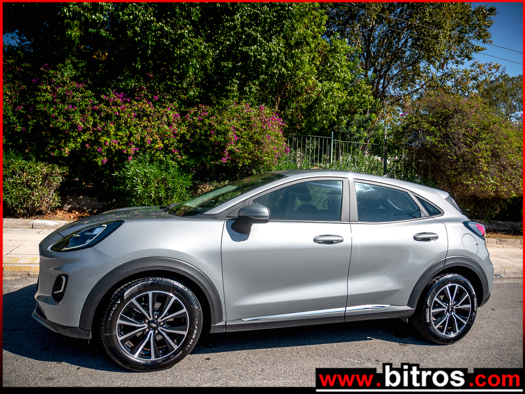 Ford Puma 2020 ΛΙΓΑ ΧΛΜ! ΕΛΛΗΝΙΚΟ ΜΕ NAVI 1.0 MHEV Hybrid 125hp TITANIUM — φωτογραφία 2