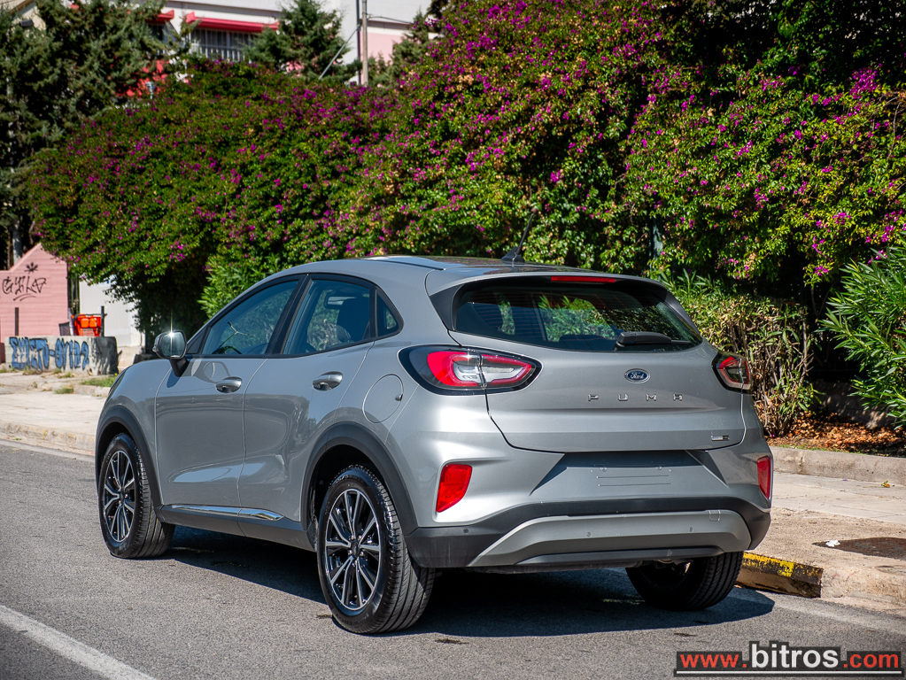 Ford Puma 2020 ΛΙΓΑ ΧΛΜ! ΕΛΛΗΝΙΚΟ ΜΕ NAVI 1.0 MHEV Hybrid 125hp TITANIUM — φωτογραφία 10
